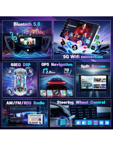 Radio de Coche 13.1" LASERTAIL para Chevy Silverado 2014-2018