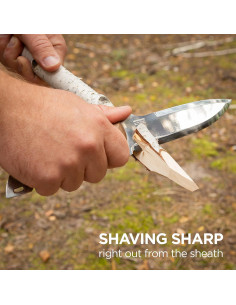 Cuchillo de Caza BPS HK2 - Acero al Carbono 130mm con Funda 2