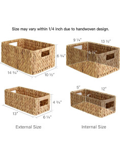 Cestas de Almacenamiento StorageWorks - Juego de 3 Jacinto de Agua 2