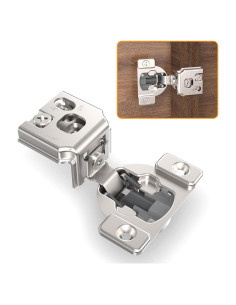 Paquete de 10 Bisagras Ocultas 4D Chibery Cierre Suave 1,27cm