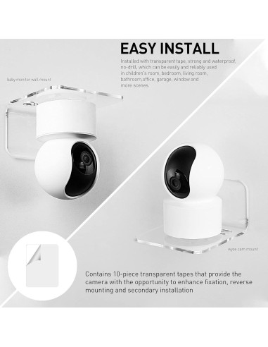 Estante Flotante Acrílico OAPRIRE Set de 3 para Cámaras