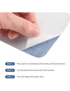 Kit de 30 Parches de Hierro Tatuo para Reparación de Ropa 2