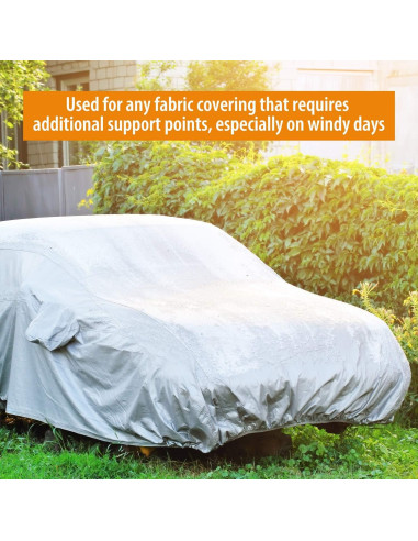 Clips de Lona Boca de Cocodrilo Outus 20 Pcs Negro