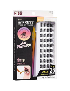 Pestañas Falsas Autoadhesivas KISS imPRESS 12-14mm Naturales 2