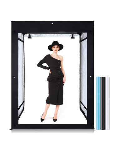 Estudio de Fotografía SEDGEWIN 120x100x200 cm con Luz LED