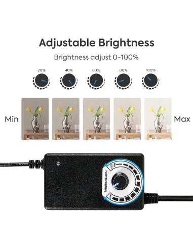 Estudio de Fotografía SEDGEWIN 120x100x200 cm con Luz LED