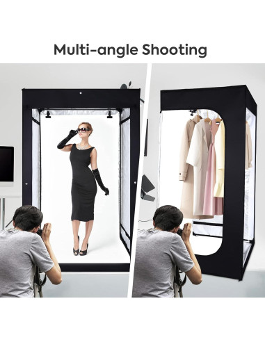 Estudio de Fotografía SEDGEWIN 120x100x200 cm con Luz LED