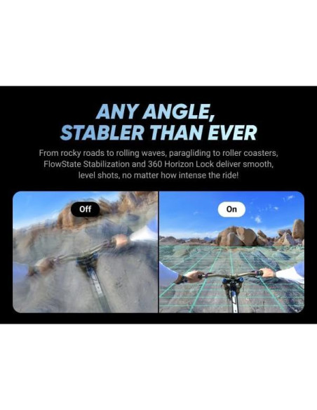 Cámara de acción 360 Insta360 X4 8K a prueba de agua con soporte Cámara de acción 360 Insta360 X4 8K a prueba de agua con soporte