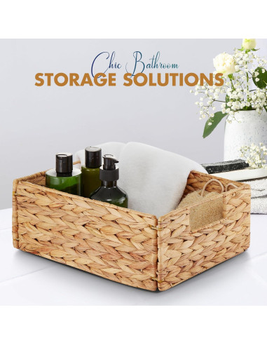 Cestas de Almacenamiento Rectangulares BLUEWEST - Juego de 6