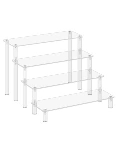 Soporte acrílico de exhibición 4 niveles LANDNEOO para perfumes