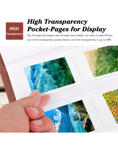 Álbum de Fotos Rekeen para Fujifilm Instax Mini 256 Fotos