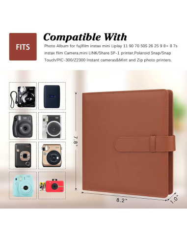 Álbum de Fotos Rekeen para Fujifilm Instax Mini 256 Fotos