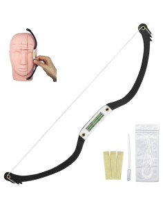 Regla de Mapeo de Cejas Guapa con Nivel de Burbuja - Negro 2