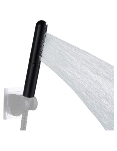 Cabezal de Ducha de Mano AAdct de Cobre Sólido Negro Mate