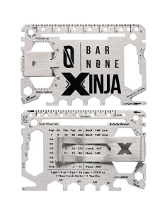 Multiherramienta de Tarjeta Xinja 50 en 1 Acero Inoxidable 2
