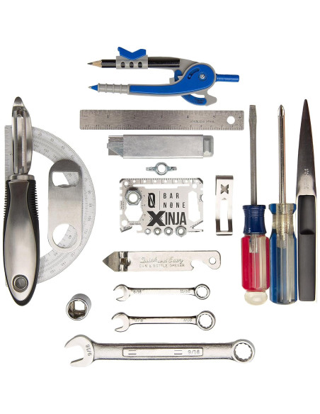 Multiherramienta de Tarjeta Xinja 50 en 1 Acero Inoxidable