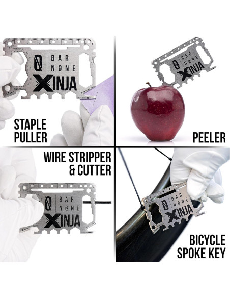 Multiherramienta de Tarjeta Xinja 50 en 1 Acero Inoxidable