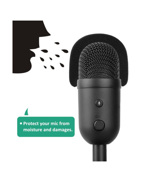 Filtro Pop y Pantalla de Espuma Razer Seiren V2 X - Profesional