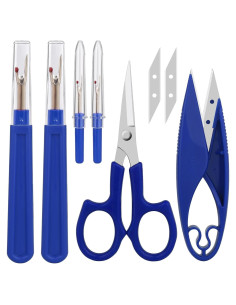 Kit de 4 Descosedores y Cortadores de Hilos CampTek - Ergonomía y Durabilidad