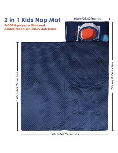 Saco de dormir infantil Decalsweet Astronauta 150x58 cm