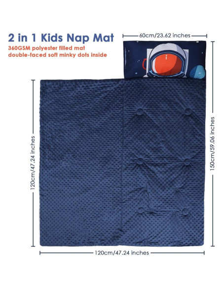 Saco de dormir infantil Decalsweet Astronauta 150x58 cm