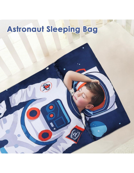 Saco de dormir infantil Decalsweet Astronauta 150x58 cm