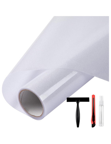 Kit de Película de Privacidad para Ventanas HTVRONT 44.5x199.4cm