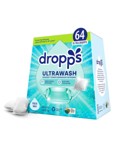 Cápsulas para Lavavajillas Dropps UltraWash 64 Unidades Lluvia Fresca
