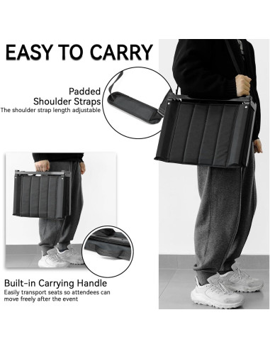 Asiento de Estadio Plegable SamitValt con Respaldo y Cojín