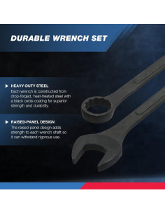 Juego de Llaves de Trabajo Pesado Neiko 03125A - 6 Piezas SAE 2