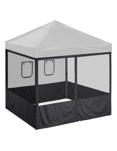Carpa Plegable Yescom 3.05x3.05m con Paredes de Malla