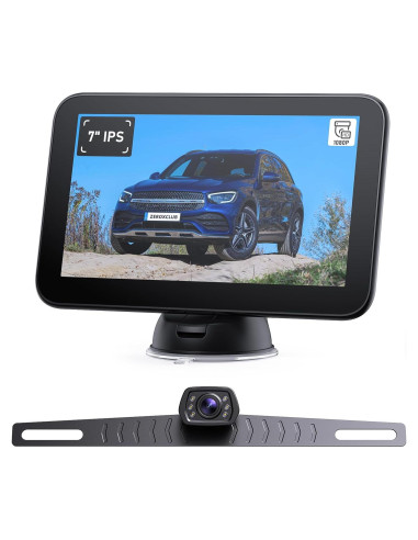 Kit Cámara de Respaldo con Monitor 7" HD 1080P ZEROXCLUB