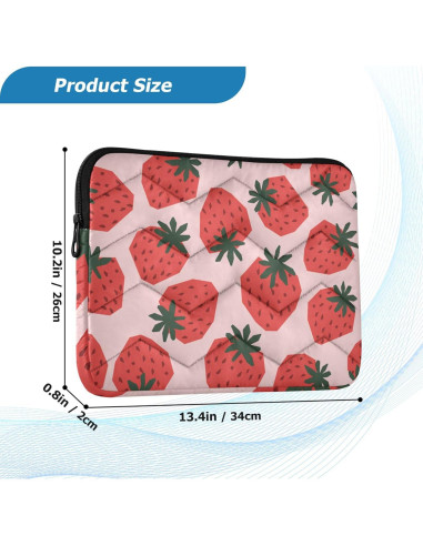 Funda para Laptop Mazeann 13-14" Impermeable Fruta Fresa