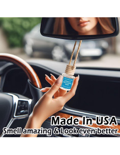 Ambientador de Auto Colgante 4 Fragancias de Hotel - 8ml 2