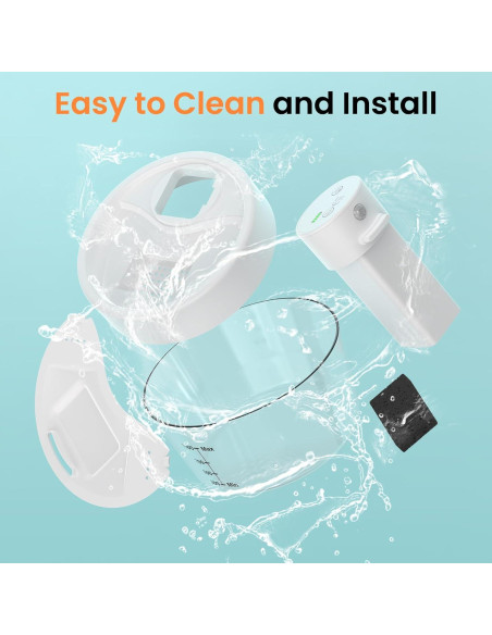 Fuente de Agua Portátil Pewkim para Gatos 1.01L Recargable