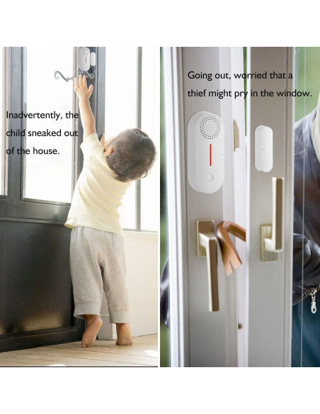 Sensor de Alarma WiFi para Puerta y Ventana Gaoducash 120dB