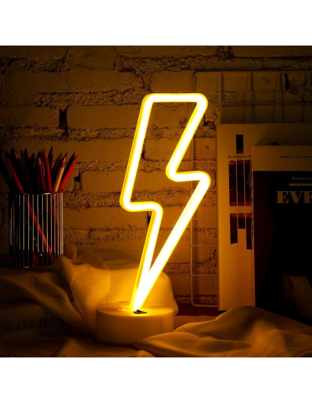 Luz Neon Rayo Sieral 3 Pcs LED USB Batería Decoración Fiesta