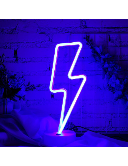 Luz Neon Rayo Sieral 3 Pcs LED USB Batería Decoración Fiesta