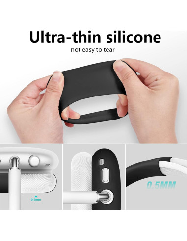 Funda de Silicona para Auriculares AirPods Max FILOTO Negro