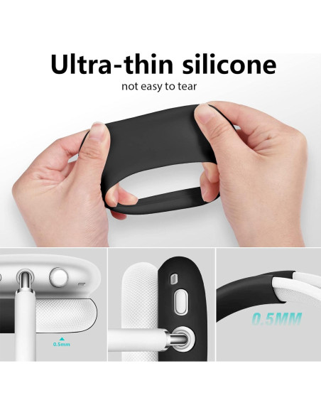 Funda de Silicona para Auriculares AirPods Max FILOTO Negro