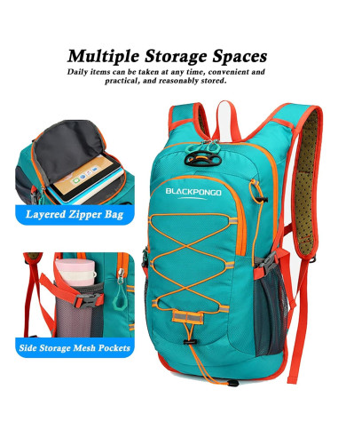 Mochila de Senderismo 35L Blackpongo Impermeable Unisex