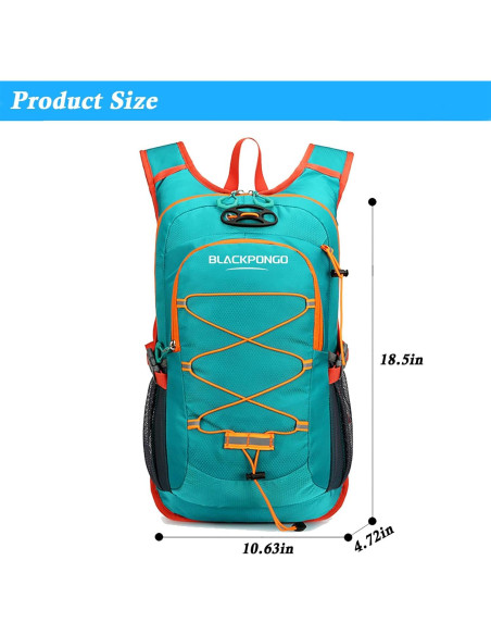Mochila de Senderismo 35L Blackpongo Impermeable Unisex