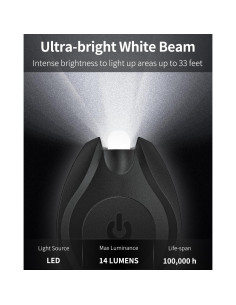 Paquete de 5 Linternas LED Uniclife Mini Llave 14 Lúmenes 2