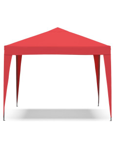 Toldo Plegable Muebles de América 3.05x3.05m Rojo con Bolsa