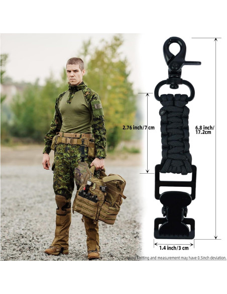 Soporte de Clip para Guantes KUNN - Alta Resistencia, Negro