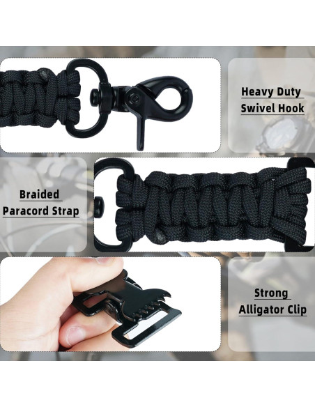 Soporte de Clip para Guantes KUNN - Alta Resistencia, Negro