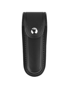Funda de Cuchillo de Piel A.I.FORCE 4" Negro EDC Multiherramienta