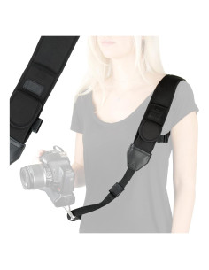 Correa Sling para Cámara USA Gear Neopreno Ajustable Negro