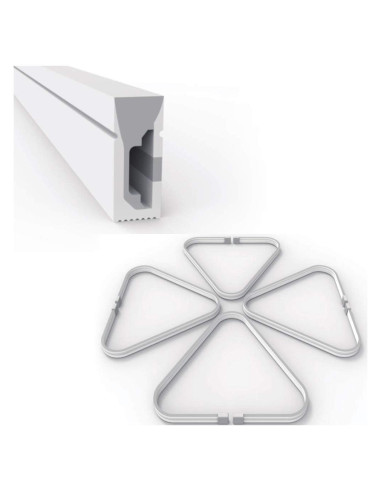 Canal de Silicona Flexible 5M IP67 4x10mm 360DigitalSignage