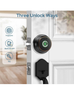 Cerradura Inteligente GeekTale RD02 Huella Dactilar Bluetooth 2